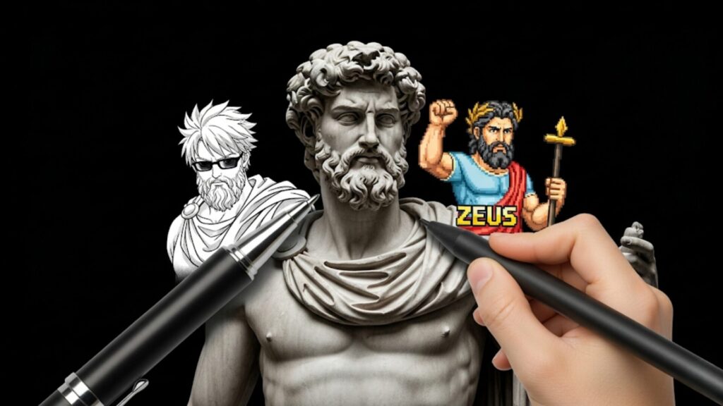 物語や創作からわかるゼウスはなんの神か