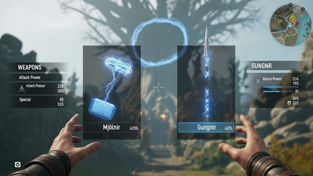 ゲームでも活躍する神々とその武器
