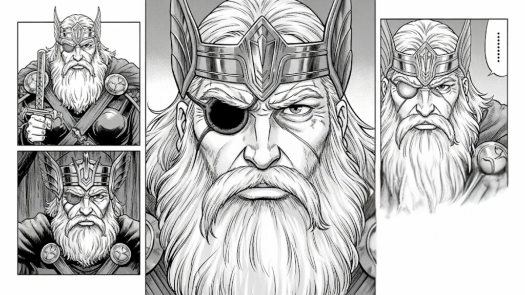 人気漫画で描かれるオーディンの多様性